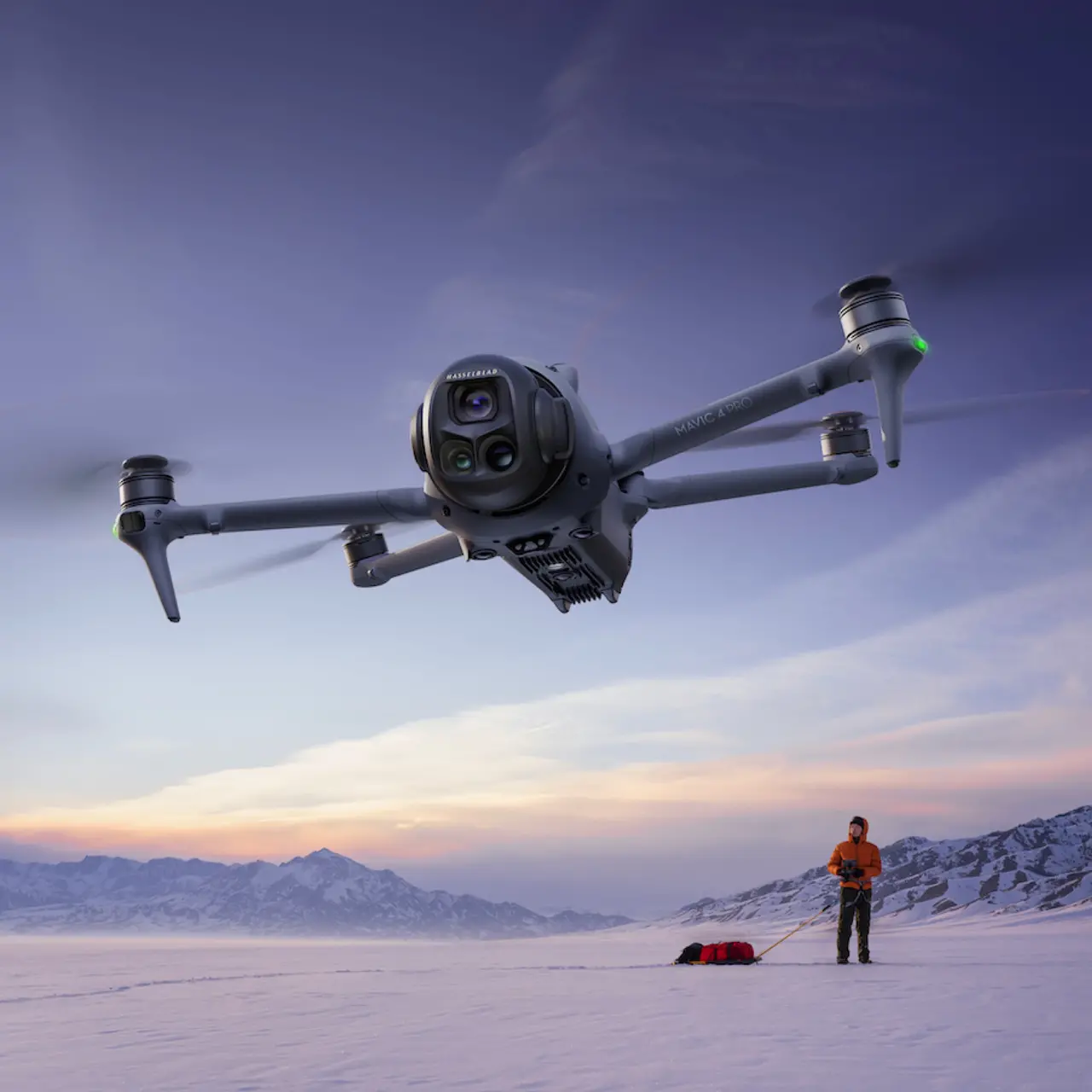 新型DJI Mavic 4 Proドローン。（画像提供：DJI）